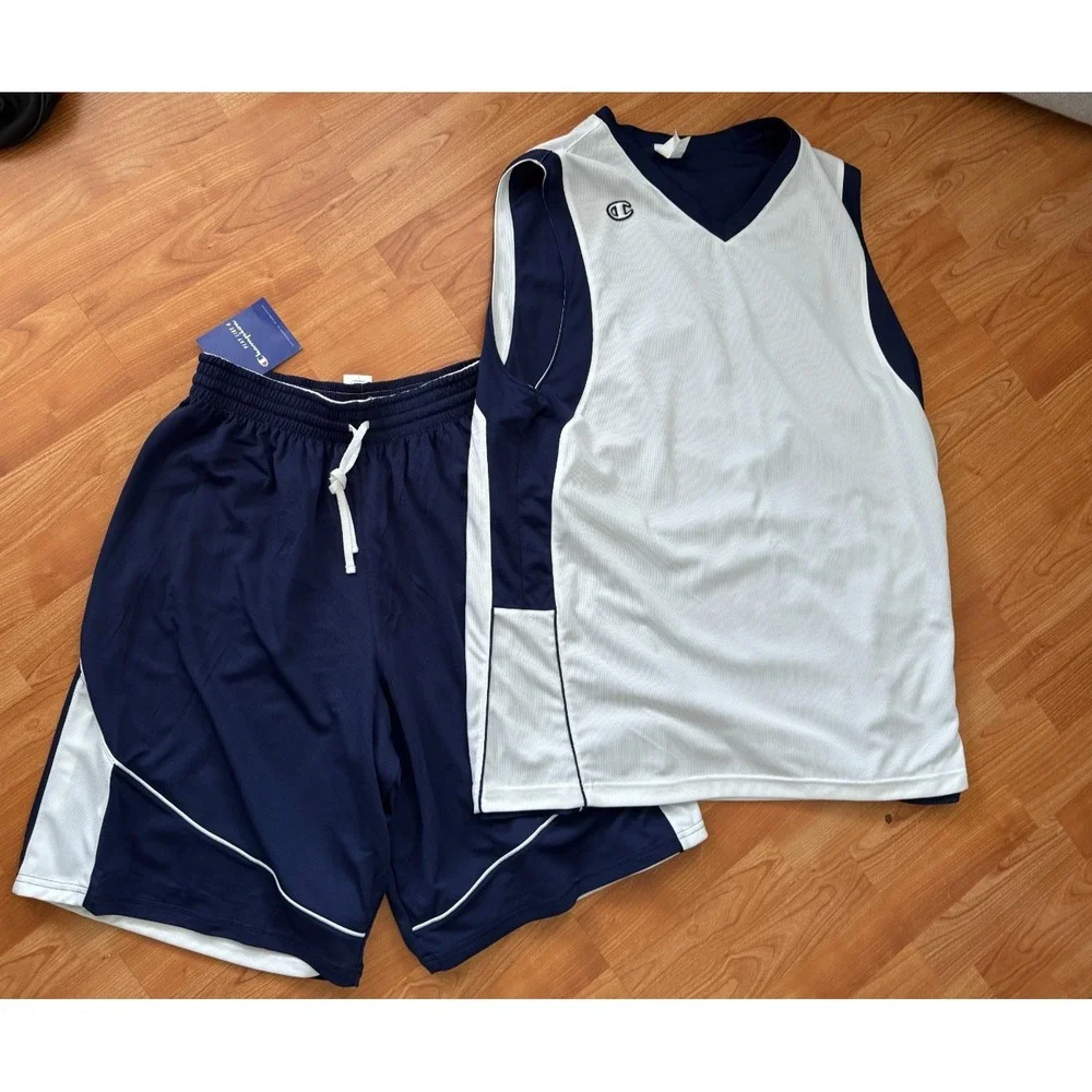 Champion Reversible Matching Basketball Game‎ shorts & tank Size Large